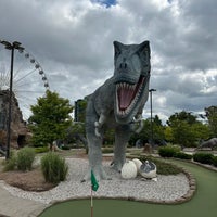 Photo taken at Dinosaur Adventure Golf by David H. on 9/13/2023