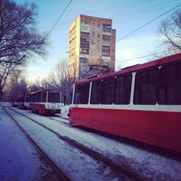 Photo taken at Остановка «Префектура Северного округа» by Ольга К. on 3/2/2013