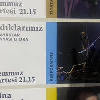 Photo taken at Eşref Denizhan Açıkhava Tiyatrosu by Asli E. on 7/31/2023