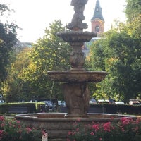 Photo taken at Park na náměstí 14. října by Radek V. on 10/27/2021