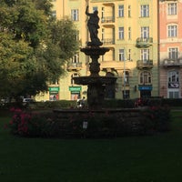 Photo taken at Park na náměstí 14. října by Radek V. on 10/27/2021