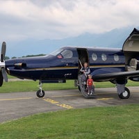 Photo taken at Locarno Airport by Michael G. on 5/17/2019