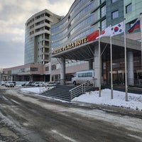 Photo taken at Pacific Plaza Sakhalin by Vladimir G. on 1/23/2019