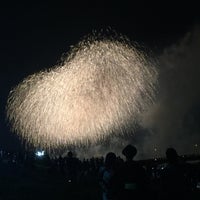 Photo taken at Adachi Fireworks by Takapon on 7/18/2015
