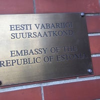 Photo taken at Embassy of the Republic of Estonia by JUNYA K. on 11/7/2016