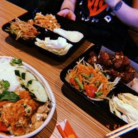 Photo taken at ZAAP Kitchen Lao &amp; Thai Street Eats by Kim P. on 4/21/2018