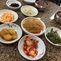 Photo taken at Myung Dong Tofu Cabin by Dona H. on 1/19/2015