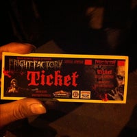 Photo taken at Fright Factory Haunted House by ee i. on 10/27/2012