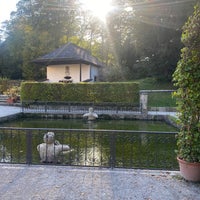 Photo taken at Wasserspiele Hellbrunn by Jazmin L. on 10/10/2021