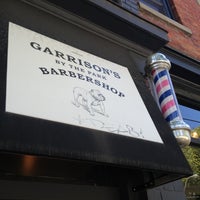 Photo taken at Garrison&amp;#39;s by the park Barbershop by Morgan L. on 7/12/2013