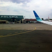Photo taken at Polonia International Airport (MES) by RIZAMI ICHWAN L. on 4/13/2013