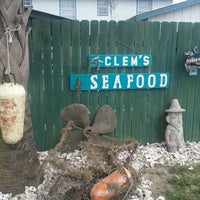 Photo taken at Clem&amp;#39;s Seafood by Stephanie on 5/26/2013