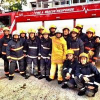 Photo taken at Ang Mo Kio Fire Station by Md. I. on 8/21/2013