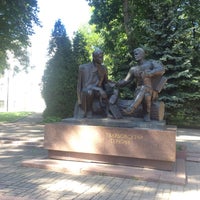 Photo taken at Памятник А.Т. Твардовскому и Василию Теркину by Андрей Ч. on 8/9/2018