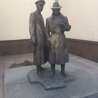 Photo taken at Пам’ятник Жеглову і Шарапову by Андрей С. on 5/18/2018