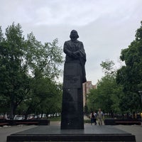 Photo taken at Пам&amp;#39;ятник Миколі Гоголю by Андрей С. on 5/21/2017