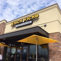 Photo taken at Which Wich? Superior Sandwiches by Caroline E. on 2/3/2014