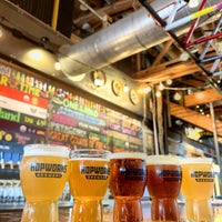 Photo taken at Hopworks Urban Brewery by 伊 湯. on 12/14/2023