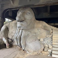 Photo taken at The Fremont Troll by 伊 湯. on 12/17/2023