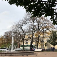 Photo taken at Фонтан на Манежной площади by Andrew S. on 10/20/2018