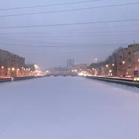 Photo taken at Измайловский мост by Andrew S. on 1/4/2022