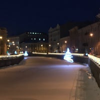 Photo taken at Большой Конюшенный мост by Andrew S. on 12/21/2021