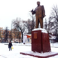 Photo taken at Сквер на Гагарина by Айдар С. on 1/15/2015