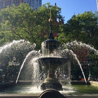 Photo taken at City Hall Park by Pete W. on 6/1/2016