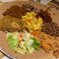 Photo taken at Messob Ethiopian Restaurant by Brian R. on 7/9/2019