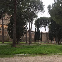 Photo taken at Giardini di Castel Sant&amp;#39;Angelo by Roman U. on 4/14/2018
