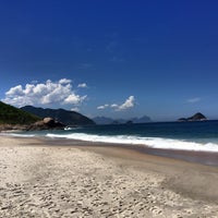 Photo taken at Praia do Meio by Samara F. on 2/27/2016