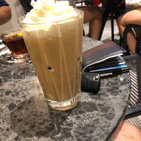 Photo taken at Monk Coffee &amp;amp; More by Murat P. on 6/28/2018