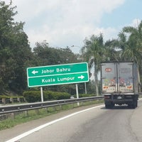 Tol Melaka Kuala Lumpur Road In Malaysia