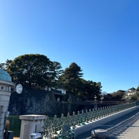 Photo taken at Nijubashi Bridge by てっど K. on 1/1/2024
