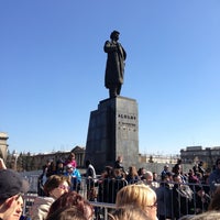 Photo taken at Площадь Революции by Александр P. on 5/9/2013