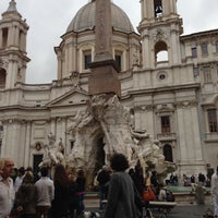 Photo taken at Piazza Navona by Aylin M. on 4/27/2013