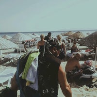 Photo taken at Sarımsaklı Plajı by Banu D. on 8/26/2016