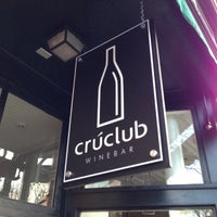 Photo taken at CrúClub Winebar by Billy F. on 11/16/2012