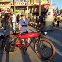 Photo taken at Bike Path @ Santa Monica / Venice border by Crystal M. on 7/8/2019