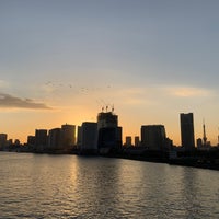 Photo taken at 築地大橋 by Jun W. on 11/30/2018