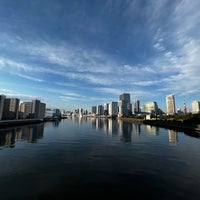 Photo taken at 築地大橋 by Jun W. on 11/13/2021