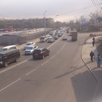 Photo taken at Надземный переход (пешеходный мост) у «Фортуны» by Jenny M. on 5/5/2014