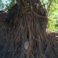 Photo taken at Wat Maha That by Sayo K. on 12/28/2014