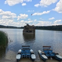 Photo taken at Ходосівський ставок by Viktoria D. on 7/15/2018