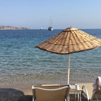 Photo taken at Daphnis Beach by Emine .. on 9/17/2020