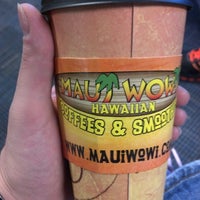 Photo taken at Maui Wowi Hawaiian Coffee &amp;amp; Smoothies by Misty B. on 10/27/2013
