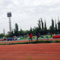 Photo taken at Легкоатлетический стадион by Люля Ш. on 5/13/2014