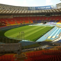 Photo taken at Luzhniki Stadium by Eugen G. on 6/26/2013