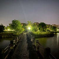 Photo taken at 万代池公園 by Yoshiro T. on 9/24/2022