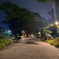 Photo taken at Sumiyoshi Park by Yoshiro T. on 10/21/2022